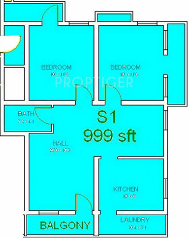 Amman Moongi Bala Homes Phase 2 (2BHK+1T (999 sq ft) 999 sq ft)
