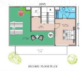  sports city villas Floor Plan Second Floor Plan