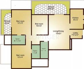 Panama SLK Heights (3BHK+3T (1,600 sq ft) 1600 sq ft) Panama SLK Heights (3BHK+3T (1,600 sq ft) 1600 sq ft)