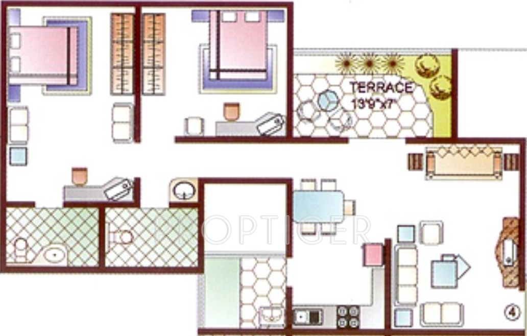 Panama SLK Heights (2BHK+2T (1,135 sq ft) 1135 sq ft) Panama SLK Heights (2BHK+2T (1,135 sq ft) 1135 sq ft)