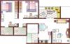 Panama SLK Heights (2BHK+2T (1,135 sq ft) 1135 sq ft)