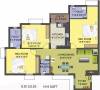 Smart Gloriosa Tower (3BHK+3T (1,516 sq ft) + Pooja Room 1516 sq ft)