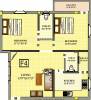 Prudential Arcade (2BHK+2T (844 sq ft) 844 sq ft)