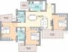 M3M Marina (3BHK+2T (1,550 sq ft) 1550 sq ft)