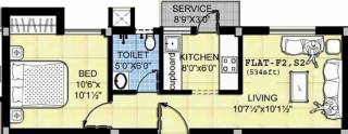 Amman Nakshatra Apartment (1BHK+1T (534 sq ft) 534 sq ft) Amman Nakshatra Apartment (1BHK+1T (534 sq ft) 534 sq ft)