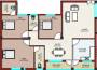 Priya Sudharsna (3BHK+3T (1,315 sq ft) 1315 sq ft)