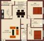 Floor Plan (2BHK+2T (1,130 sq ft) 1130 sq ft) Priya Promoters Apsaraa Floor Plan (2BHK+2T (1,130 sq ft) 1130 sq ft)