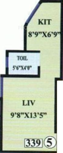 Raj Sai Krishna Palace (1BHK+1T (339 sq ft) 339 sq ft)