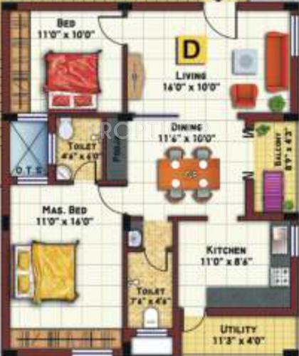 Chola Rajarajann (2BHK+2T (1,105 sq ft) 1105 sq ft) Chola Rajarajann (2BHK+2T (1,105 sq ft) 1105 sq ft)