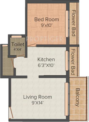 Soham Angan (1BHK+1T (635 sq ft) 635 sq ft)