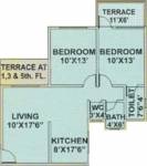 The Sukh Niwas (2BHK+2T (890 sq ft) 890 sq ft) The Sukh Niwas (2BHK+2T (890 sq ft) 890 sq ft)