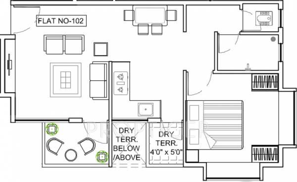 Vignesh Vertex (1BHK+1T (628 sq ft) 628 sq ft)