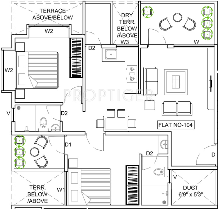 Vignesh Vertex (2BHK+2T (914 sq ft) 914 sq ft) Vignesh Vertex (2BHK+2T (914 sq ft) 914 sq ft)