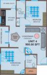Keystone Sri Sai Residency (2BHK+2T (900 sq ft) 900 sq ft)