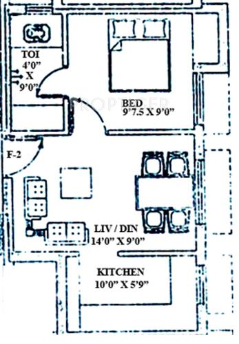 Madhav Brindavan Street (1BHK+1T (416 sq ft) 416 sq ft)