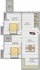 Brownstone Emerald (2BHK+2T (1,055 sq ft) 1055 sq ft)