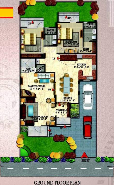 Niho Scottish Gardens Villas (4BHK+4T (2,701 sq ft) + Pooja Room 2701 sq ft)