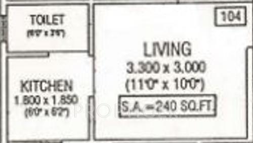 Raj Sagar Apartment (1BHK+1T (240 sq ft) 240 sq ft)