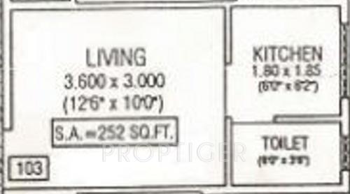 Raj Sagar Apartment (1BHK+1T (252 sq ft) 252 sq ft)