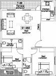 Good Marigold (2BHK+2T (1,043 sq ft) 1043 sq ft) Good Marigold (2BHK+2T (1,043 sq ft) 1043 sq ft)
