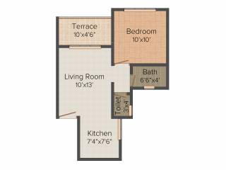 Navratna Exotica (1BHK+1T (533 sq ft) 533 sq ft) Navratna Exotica (1BHK+1T (533 sq ft) 533 sq ft)