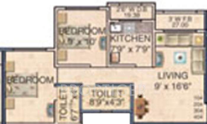 S S Land Developers Namo Shivaasthu (2BHK+2T (900 sq ft) 900 sq ft)