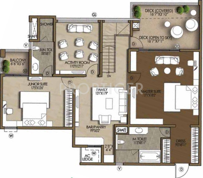 Brigade Cosmopolis (3BHK+4T (3,850 sq ft) Servant Room 3850 sq ft) Brigade Cosmopolis (3BHK+4T (3,850 sq ft) Servant Room 3850 sq ft)