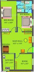 Pavithra Thamarai IIIam (2BHK+2T (842 sq ft) Study Room 842 sq ft) Pavithra Thamarai IIIam (2BHK+2T (842 sq ft) Study Room 842 sq ft)