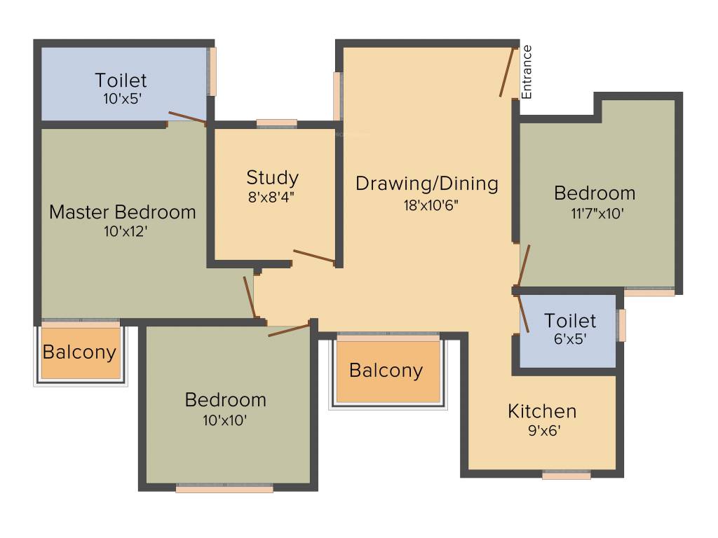 BPTP Park Elite Premium (3BHK+3T (1,128 sq ft) + Study Room 1128 sq ft) BPTP Park Elite Premium (3BHK+3T (1,128 sq ft) + Study Room 1128 sq ft)