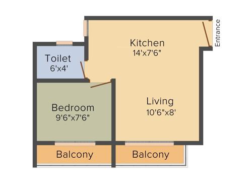 Ajmera Heritage City (1BHK+1T (432 sq ft) 432 sq ft) Ajmera Heritage City (1BHK+1T (432 sq ft) 432 sq ft)