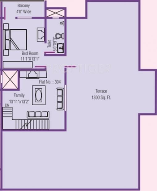 Mascot Residency (4BHK+4T (3,037 sq ft) 3037 sq ft)