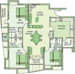 Gokulam Anagha (3BHK+3T (1,565 sq ft) 1565 sq ft)