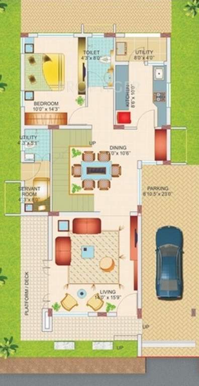 Highlife Pristine Stone Ridge (4BHK+5T (2,580 sq ft)   Servant Room 2580 sq ft)