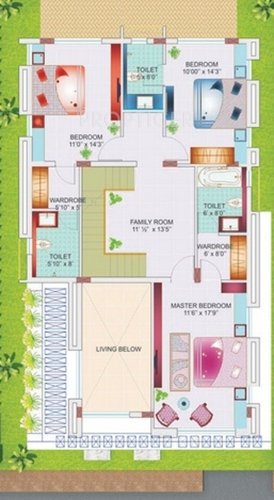 Highlife Pristine Stone Ridge (4BHK+5T (2,580 sq ft)   Servant Room 2580 sq ft)