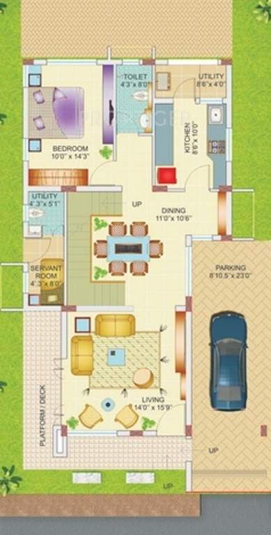 Highlife Pristine Stone Ridge (4BHK+5T (3,544 sq ft)   Servant Room 3544 sq ft)