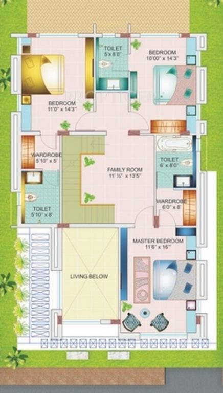 Highlife Pristine Stone Ridge (4BHK+5T (3,544 sq ft)   Servant Room 3544 sq ft)