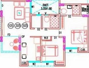 Durga Riddhi Siddhi Tower Riddhi (2BHK+2T (910 sq ft) 910 sq ft)