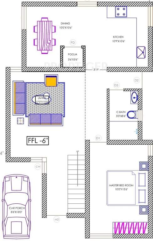 G9 Rathna (3BHK+3T (2,200 sq ft) 2200 sq ft)