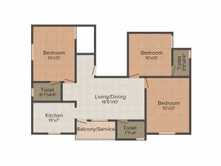The Nest Wow (3BHK+3T (1,100 sq ft) 1100 sq ft) The Nest Wow (3BHK+3T (1,100 sq ft) 1100 sq ft)