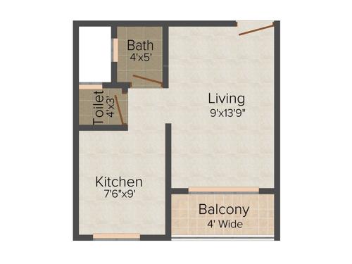 Raj Shree Odhav Park (1BHK+1T (370 sq ft) 370 sq ft)