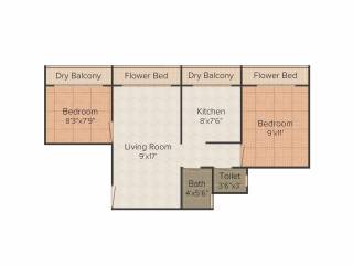 Shivani Samruddhi Garden (2BHK+1T (725 sq ft) 725 sq ft) Shivani Samruddhi Garden (2BHK+1T (725 sq ft) 725 sq ft)