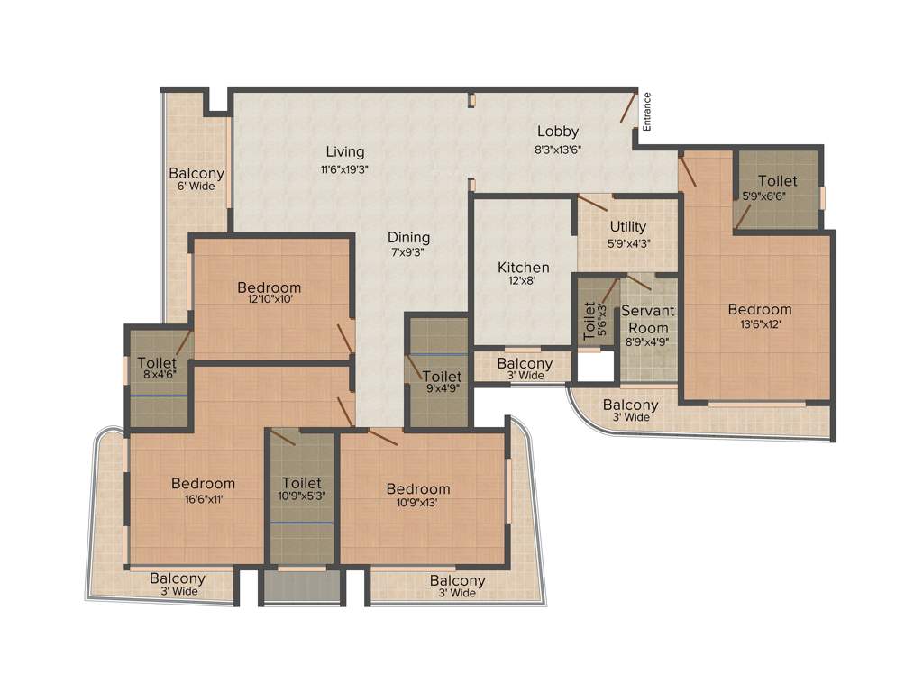 Vinayak Platina (4BHK+4T (2,394 sq ft) 2394 sq ft)