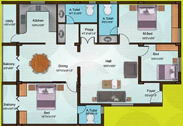  sanshray-phase-i Floor Plan Floor Plan