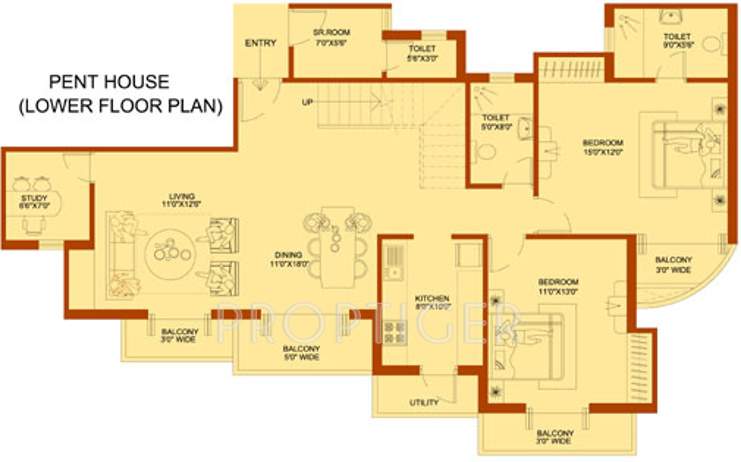 Amrapali Platinum (4BHK+4T (3,952 sq ft) 3952 sq ft)