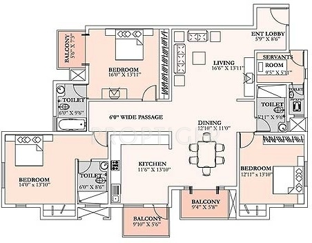 Salarpuria Sattva Aristrocracy (3BHK+3T (2,345 sq ft) Servant Room 2345 sq ft) Salarpuria Sattva Aristrocracy (3BHK+3T (2,345 sq ft) Servant Room 2345 sq ft)