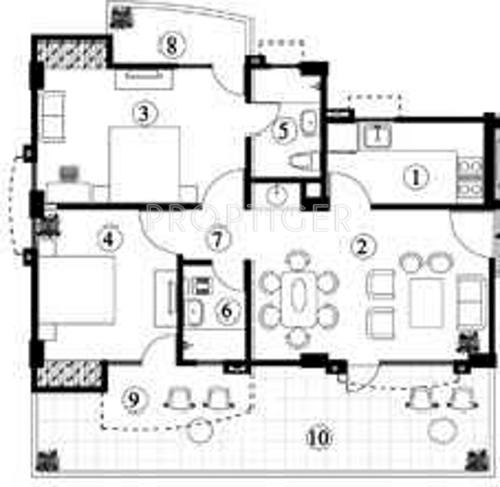 Swastik Builders Gardenia (2BHK+2T (976 sq ft) 976 sq ft) Swastik Builders Gardenia (2BHK+2T (976 sq ft) 976 sq ft)