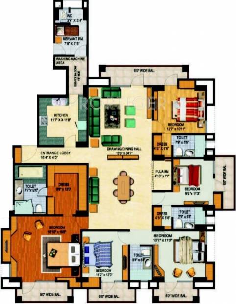 Swastik Sevashram (5BHK+4T (3,567 sq ft) + Servant Room 3567 sq ft)