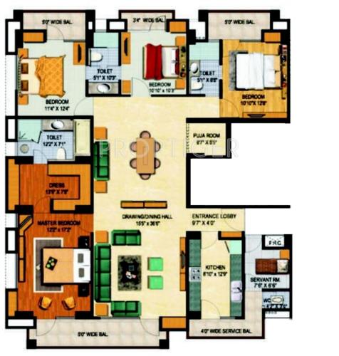 Swastik Sevashram (4BHK+3T (2,921 sq ft) + Servant Room 2921 sq ft)