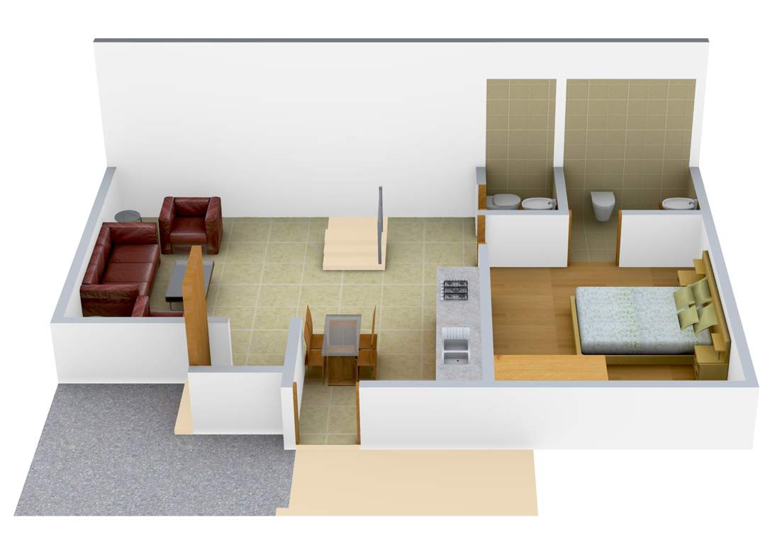 Ashirvad Radha Smaran 3BHK+3T (1,350 sq ft)