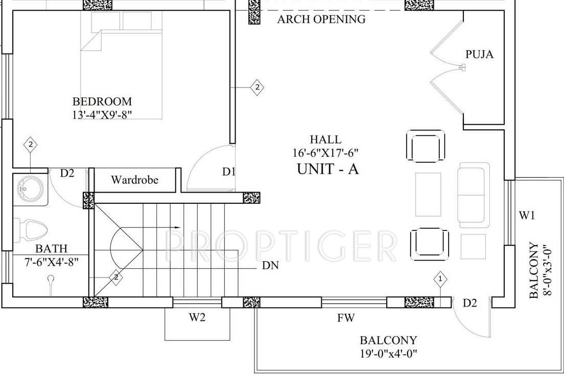 Vasavi Holdings (2BHK+2T (1,450 sq ft) 1450 sq ft)